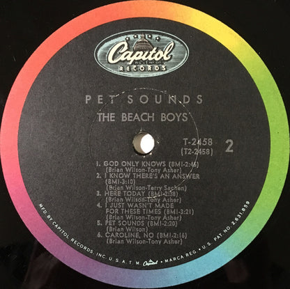 The Beach Boys : Pet Sounds (LP, Album, Mono, Scr)