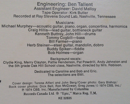 Michael Martin Murphey : Michael Murphey (LP, Album)