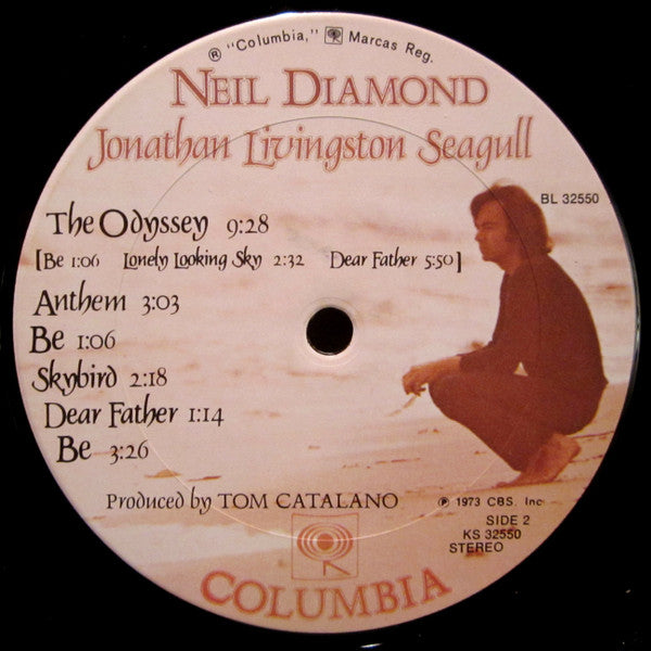 Neil Diamond : Jonathan Livingston Seagull (Original Motion Picture Sound Track) (LP, Album, Pit)