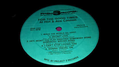 Ace Cannon, Al Hirt : For The Good Times (LP, Album, Dig)
