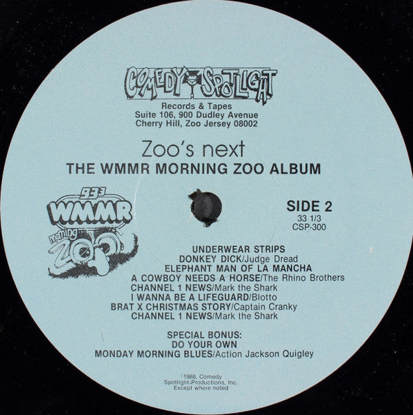 Various : 93.3 WMMR Zoo's Next (LP, Album)