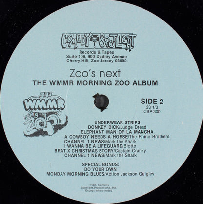 Various : 93.3 WMMR Zoo's Next (LP, Album)