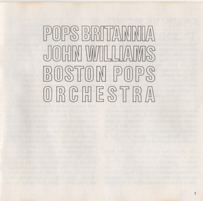 John Williams (4), The Boston Pops Orchestra : Pops Britannia (CD, Album)