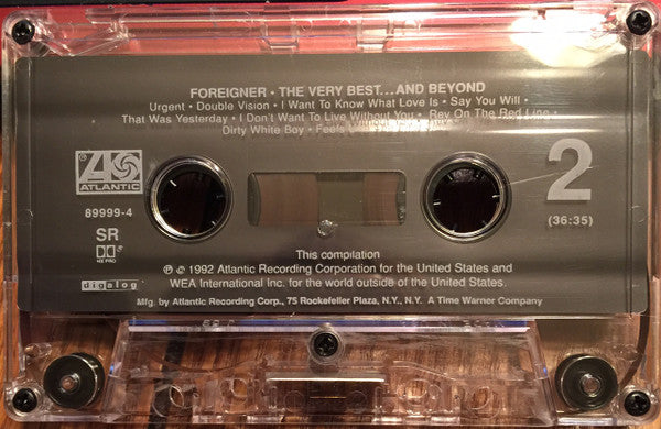 Foreigner : The Very Best...And Beyond (Cass, Comp, SR,)