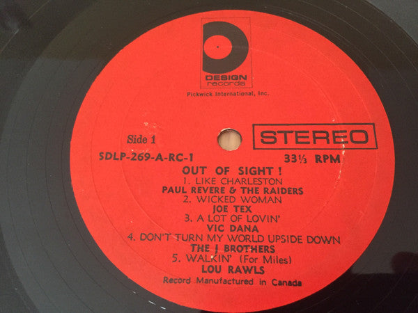 Various : Out Of Sight! (LP, Comp)