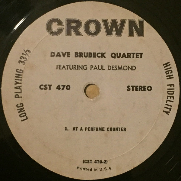 The Dave Brubeck Quartet Featuring Paul Desmond / The George Nielsen Quartet : Angel Eyes (LP)