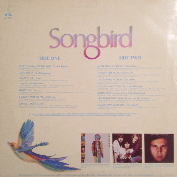 Various : Songbird (LP, Comp, 19 )