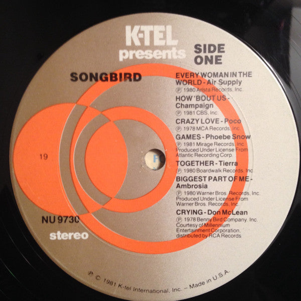 Various : Songbird (LP, Comp, 19 )