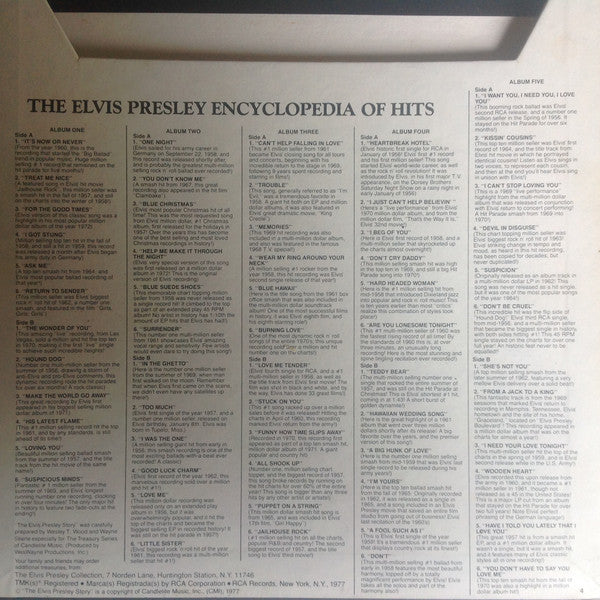 Elvis Presley : The Elvis Presley Story (5xLP, Comp, Ltd + Box)
