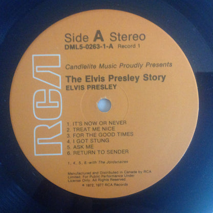 Elvis Presley : The Elvis Presley Story (5xLP, Comp, Ltd + Box)