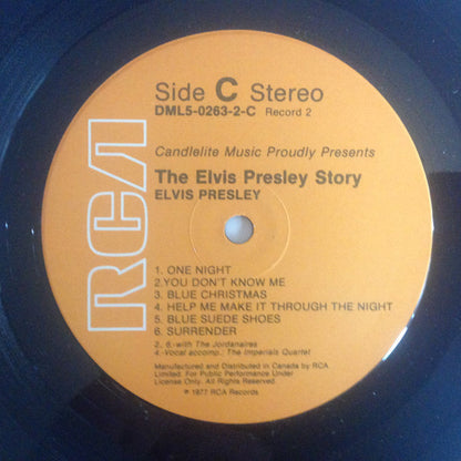 Elvis Presley : The Elvis Presley Story (5xLP, Comp, Ltd + Box)