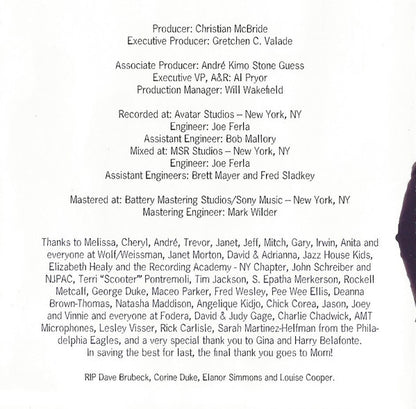 Christian McBride Trio : Out Here (CD, Album)