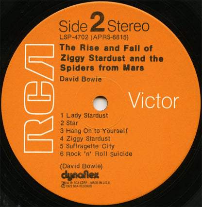 David Bowie : The Rise And Fall Of Ziggy Stardust And The Spiders From Mars (LP, Album, Ind)
