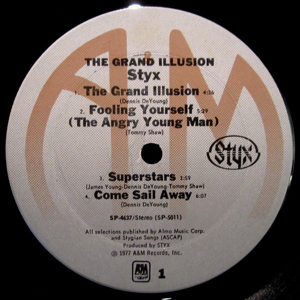 Styx : The Grand Illusion (LP, Album, Club)