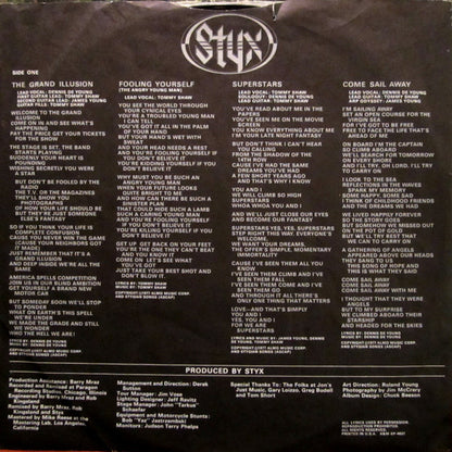 Styx : The Grand Illusion (LP, Album, Club)