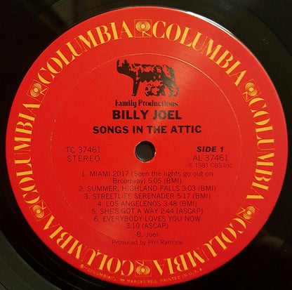 Billy Joel : Songs In The Attic (LP, Album, Ter)