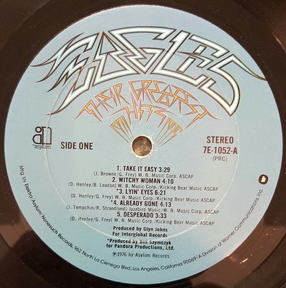 Eagles : Their Greatest Hits 1971-1975 (LP, Comp, Emb)