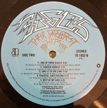 Eagles : Their Greatest Hits 1971-1975 (LP, Comp, Emb)