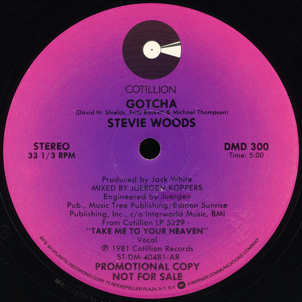 Stevie Woods : Wanna' Be Close To You (12", Promo)