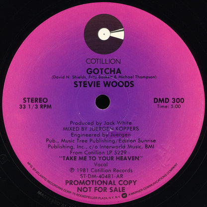 Stevie Woods : Wanna' Be Close To You (12", Promo)