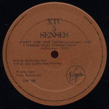 XTC : 5 Senses (12", EP)