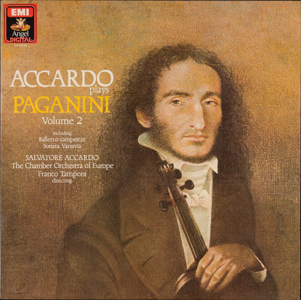 Paganini*, Accardo*, The Chamber Orchestra Of Europe, Franco Tamponi : Accardo Plays Paganini Volume 2 (LP, Album)