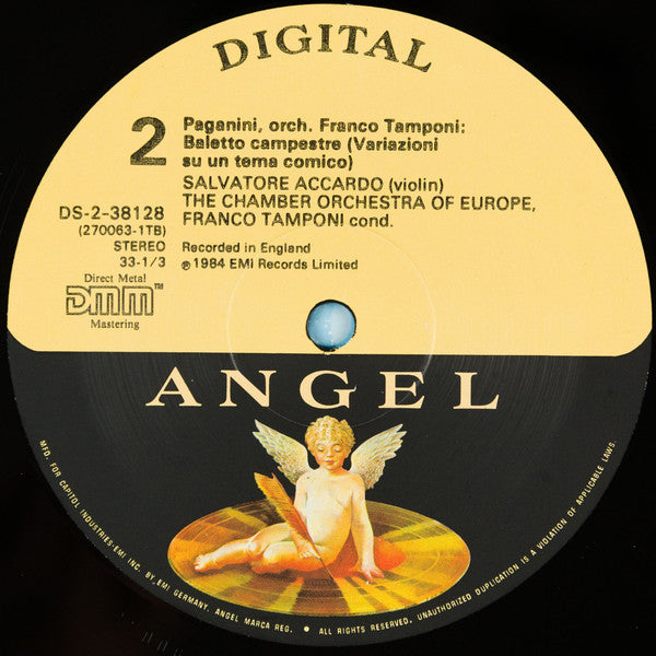 Paganini*, Accardo*, The Chamber Orchestra Of Europe, Franco Tamponi : Accardo Plays Paganini Volume 2 (LP, Album)