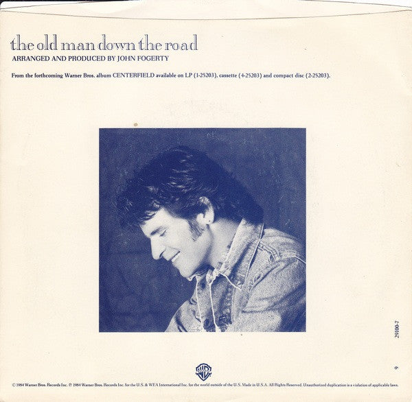 John Fogerty : The Old Man Down The Road (7", Single, Spe)