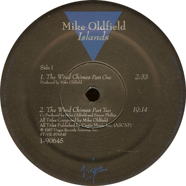 Mike Oldfield : Islands (LP, Album, Spe)