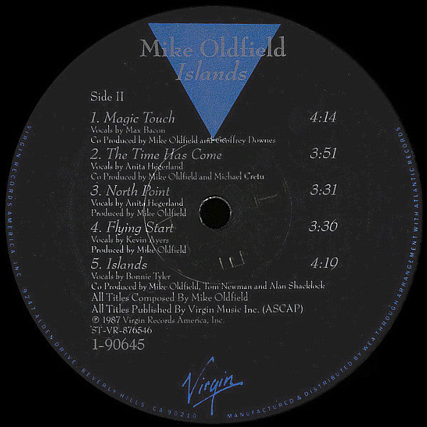 Mike Oldfield : Islands (LP, Album, Spe)