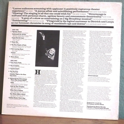 Geraldine Fitzgerald : Streetsongs (LP, Album)