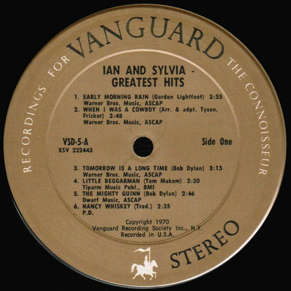 Ian & Sylvia : Greatest Hits! (2xLP, Comp, Pit)