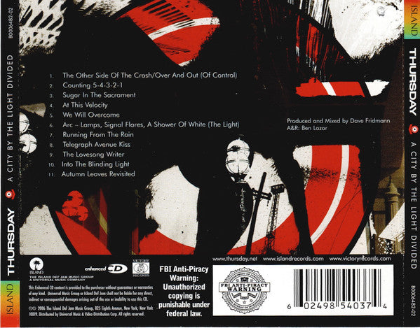 Buy Thursday : A City By The Light Divided (CD, Album, Enh) Online