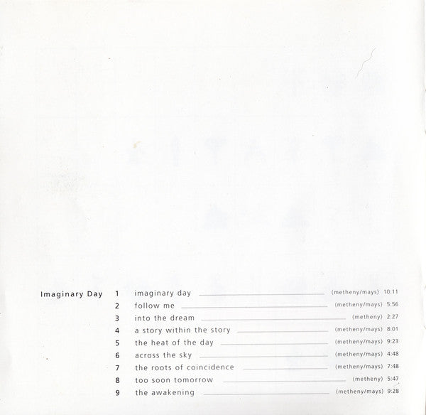 Pat Metheny Group : Imaginary Day (CD, Album)