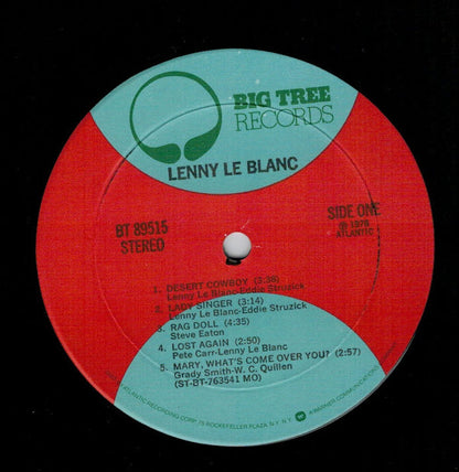 Lenny LeBlanc : Lenny LeBlanc (LP, Mon)