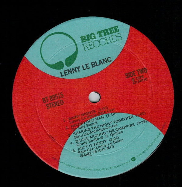 Lenny LeBlanc : Lenny LeBlanc (LP, Mon)