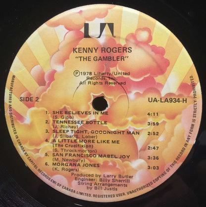 Kenny Rogers : The Gambler (LP, Album)
