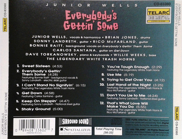Junior Wells : Everybody's Gettin' Some (CD, Album)