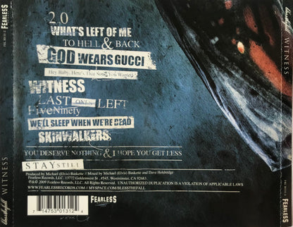 blessthefall : Witness (CD, Album, Sli)