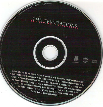 The Temptations : The Ultimate Collection (CD, Comp, Club, CRC)
