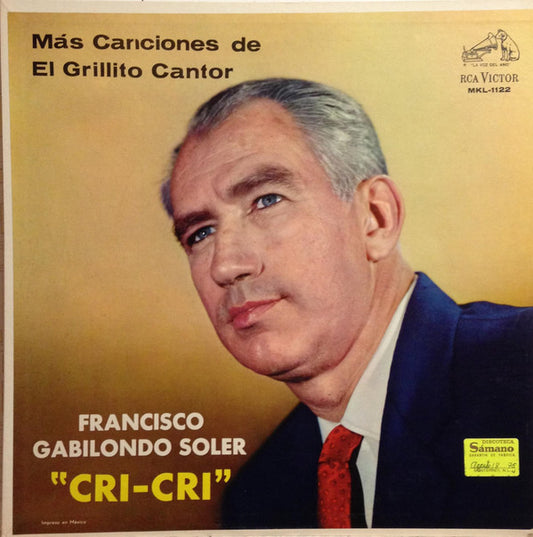 Francisco Gabilondo Soler : Más Canciones de El Grillito Cantor (LP, RE)
