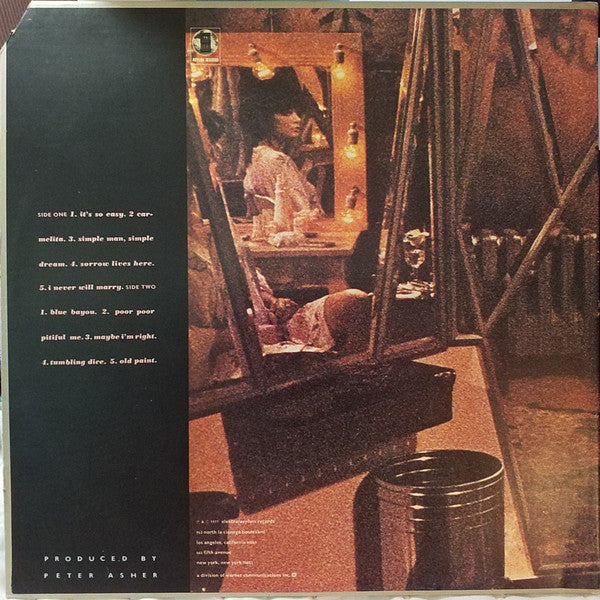 Linda Ronstadt : Simple Dreams (LP, Album, CSM)