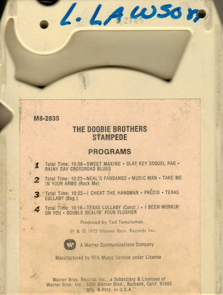 The Doobie Brothers : Stampede (8-Trk, Album, Club)