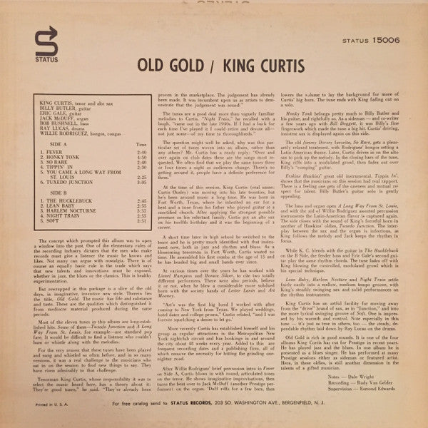 King Curtis : Old Gold (LP)