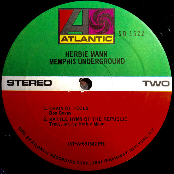 Buy Herbie Mann : Memphis Underground (LP, Album, PR ) Online for