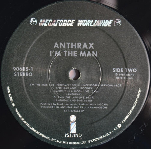 Anthrax : I'm The Man (12", Maxi)