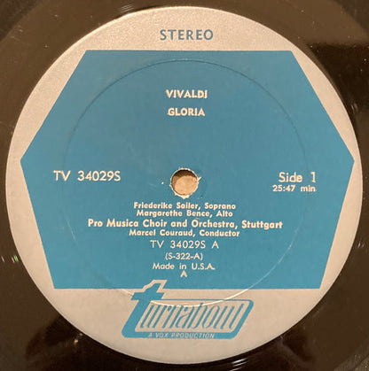 Antonio Vivaldi • Wolfgang Amadeus Mozart : Gloria - Exsultate, Jubilate With The Famous Alleluja (LP)