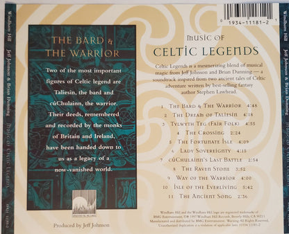 Jeff Johnson &  Brian Dunning : Music Of Celtic Legends - The Bard & The Warrior (CD, Album)