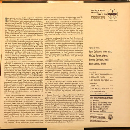 John Coltrane And Johnny Hartman : John Coltrane And Johnny Hartman (LP, Album, Mono, Gat)