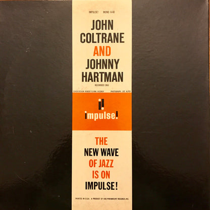 John Coltrane And Johnny Hartman : John Coltrane And Johnny Hartman (LP, Album, Mono, Gat)